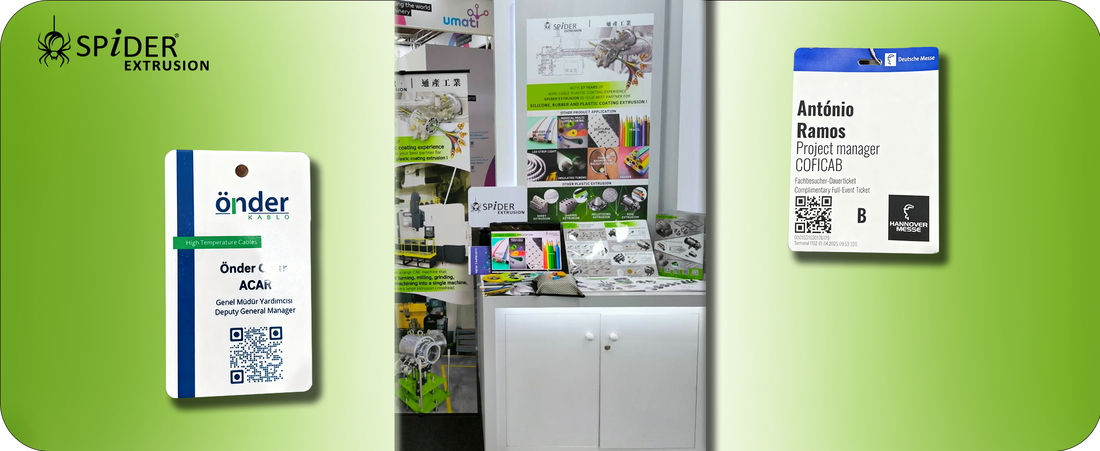 SPiDER EXTRUSION at HANNOVER MESSE 2025 showcasing extrusion crossheads, extrusion heads, precision extrusion tools, and advanced extrusion crosshead for wire cable plastic coating extrusion